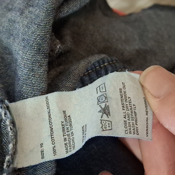 Vintage Tommy Hilfiger Snap Button Denim Dress.  - Picture 8 of 10